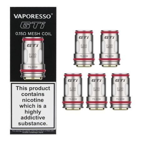 VAPORESSO GTI REPLACEMENT MESH COILS/5 PACK
