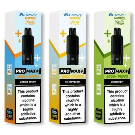 Hayati Pro Max Plus 6000 Prefilled Replacement Pods 20mg